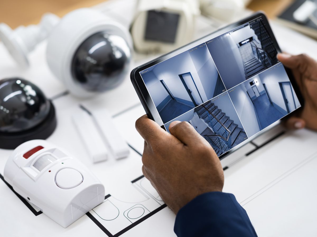 Remote management of a business alarm system